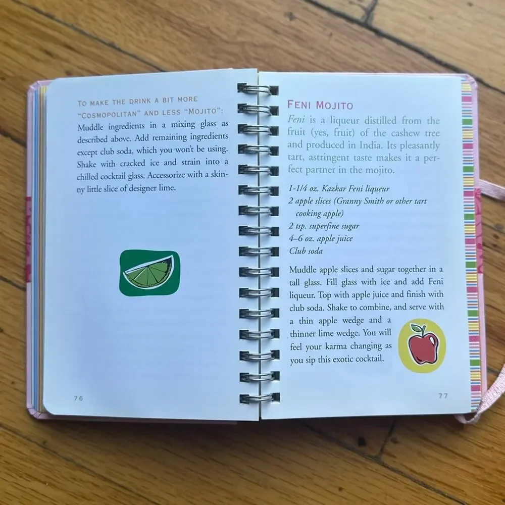 The Little Pink Book of Frozen Drinks – Mini Cocktail Recipe Book